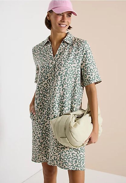 CECIL Knielanges Kleid aus Leinenmix günstig online kaufen