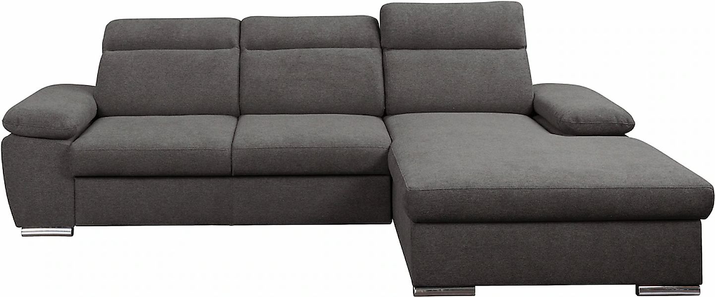 WERK2 Ecksofa "Palma modernes Schlafsofa mit Bettkasten, L-Form, B/T 282/18 günstig online kaufen
