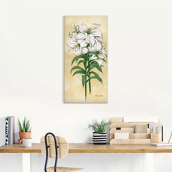 Artland Wandbild »Lilien«, Blumen, (1 St.), als Leinwandbild, Wandaufkleber günstig online kaufen