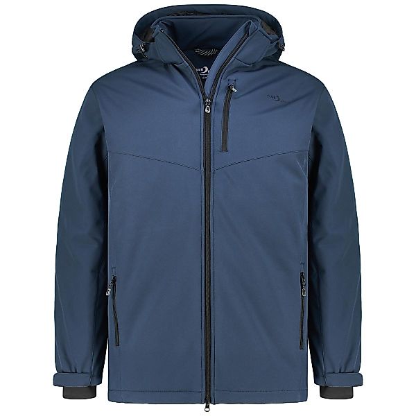 Blue Wave Softshelljacke, wind- und wasserdicht Farbe marine Größe: 5XL günstig online kaufen