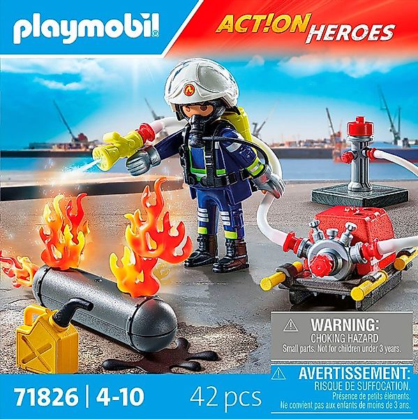Playmobil® 71826 Löschung eines Gastanks Konstruktions-Spielset günstig online kaufen