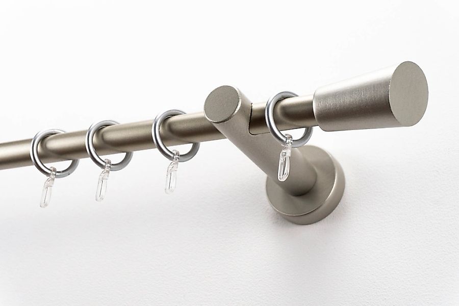 GARESA Gardinenstange "MOLIS" Ø 20 mm 1 läufig-läufig Wunschmaßlänge Vorhan günstig online kaufen