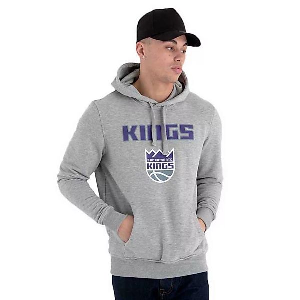 New Era Team Logo Po Sacramento Kings Kapuzenpullover L Grey günstig online kaufen