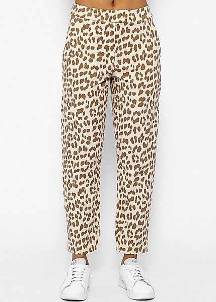 SASSYCLASSY Chinohose Lässige Jersey Chinohose Stoffhose mit verkürzter län günstig online kaufen