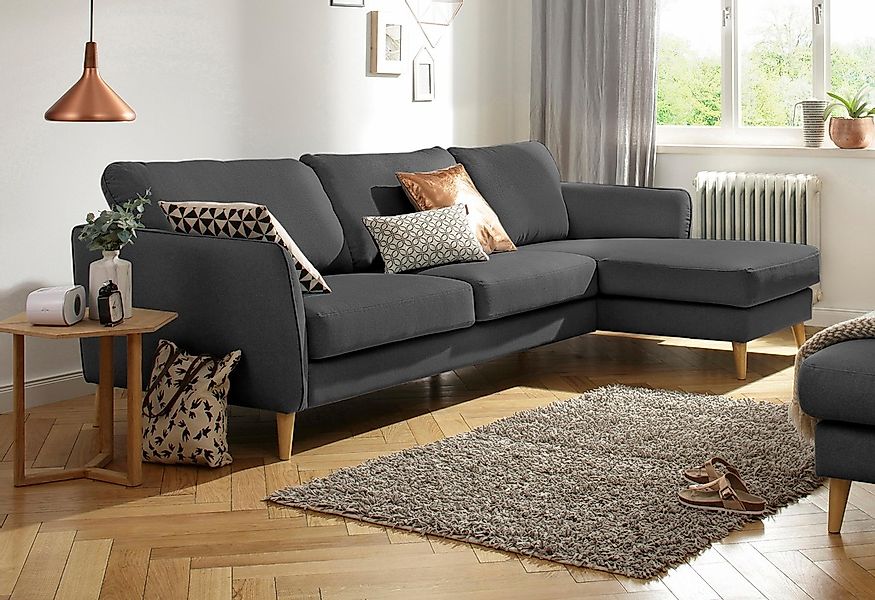 Home affaire Ecksofa »MARSEILLE (279/152cm),L-Form, Rec. rechts/links, vers günstig online kaufen