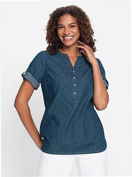 Witt Klassische Bluse Jeanstunika . günstig online kaufen