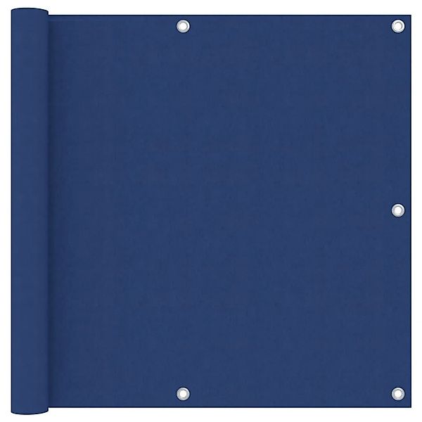 vidaXL Balkon-Sichtschutz Blau 90x400 cm Oxford-Gewebe 135013 günstig online kaufen