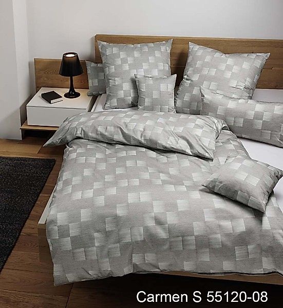 Janine Janine Interlock-Jersey Bettwäsche CARMEN S 55120 silbergrau Größe: günstig online kaufen