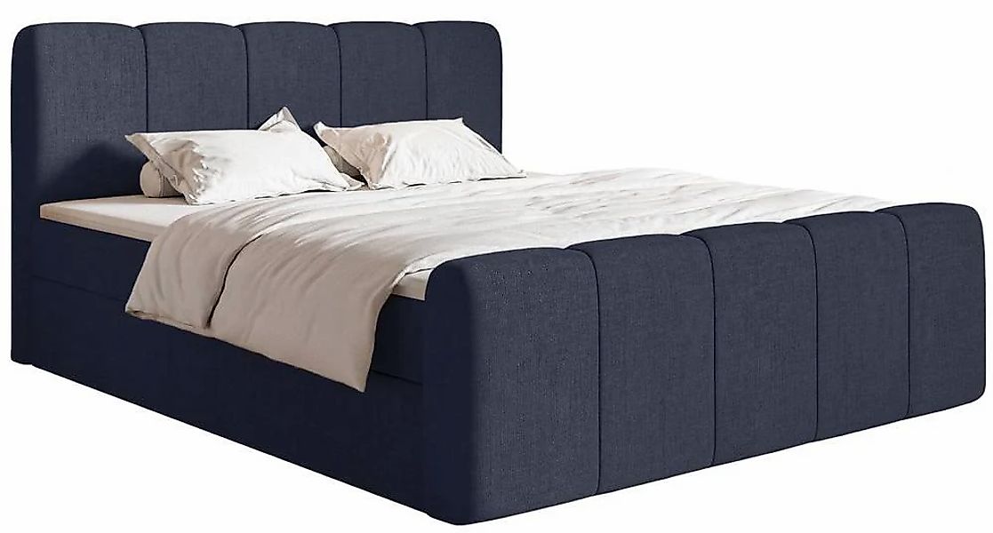 NADUVI Collection | Boxspringbett Chloe 200x200 Chenille mit Staufach günstig online kaufen