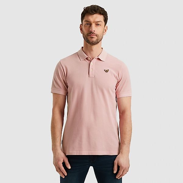 PME LEGEND Poloshirt "Short sleeve polo garment dyed pique", mit Logo Stick günstig online kaufen