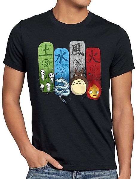 style3 T-Shirt Ghibli Family totoro mononoke schloss chihiro film ghibli günstig online kaufen