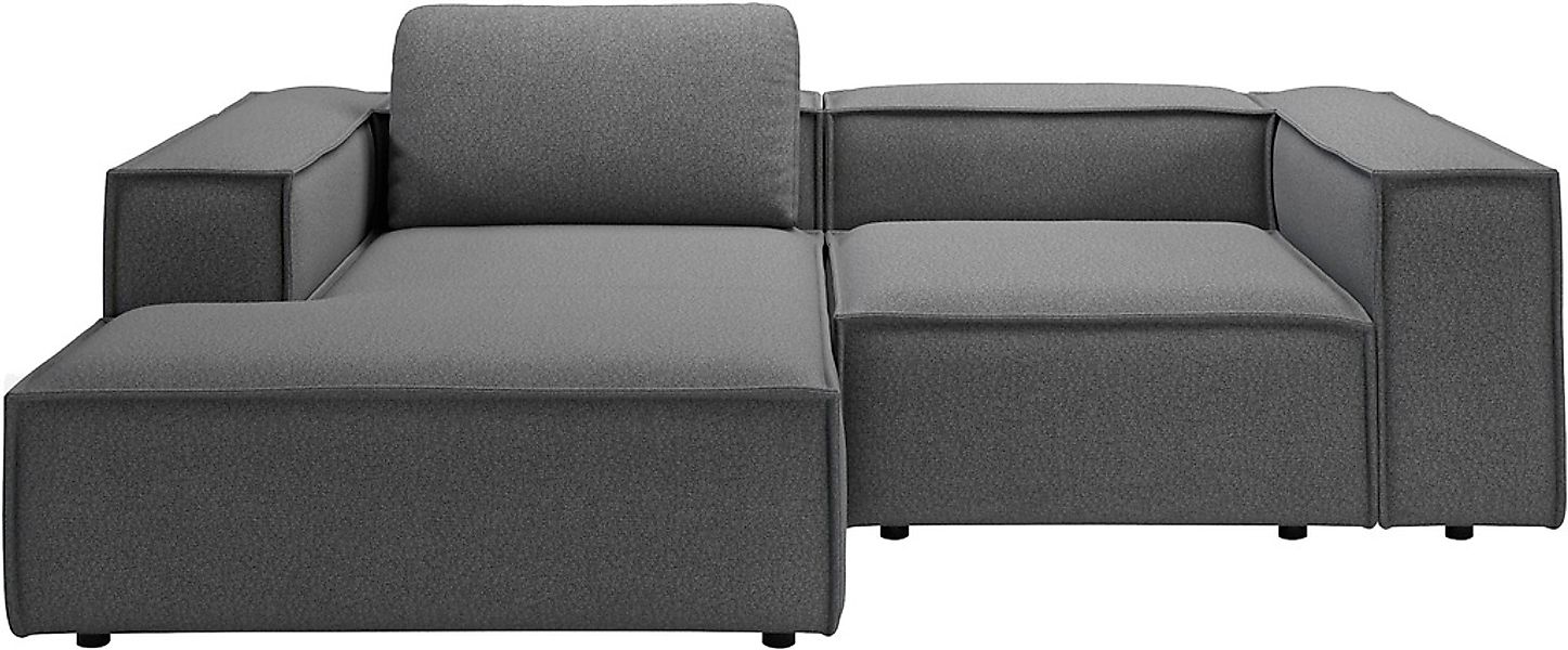 Places of Style Ecksofa "Watertown, kompakte L-Form, 246 cm breite für klei günstig online kaufen