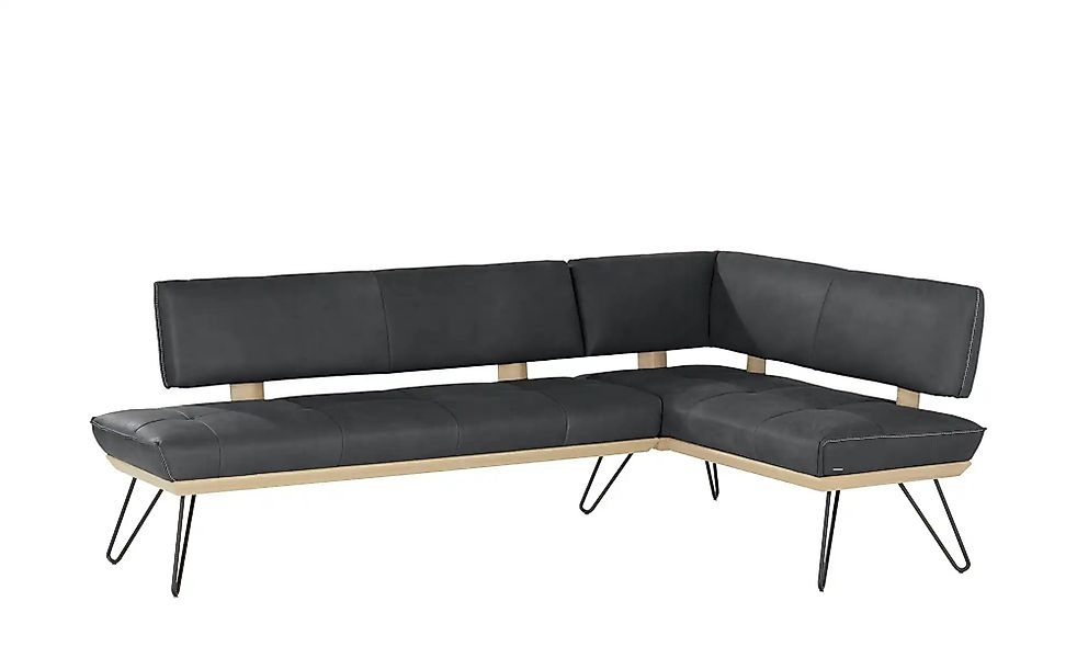 KOINOR Eckbank Leder Dining System 4 ¦ grau ¦ Maße (cm): B: 237 H: 88 T: 15 günstig online kaufen