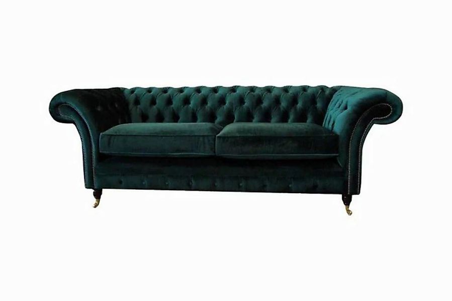 JVmoebel Sofa Chesterfield Polster 3 Sitzer Textil Couchen Sofa Dreisitzer günstig online kaufen