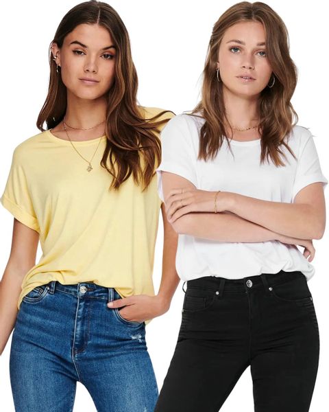 ONLY T-Shirt Stilvolles Basic Shirt mit günstig online kaufen