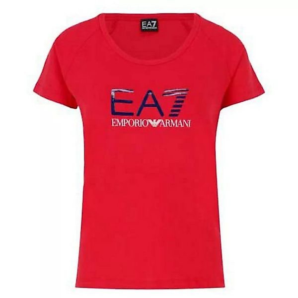 Armani Jeans Kurzärmeliges T-shirt XL Red günstig online kaufen