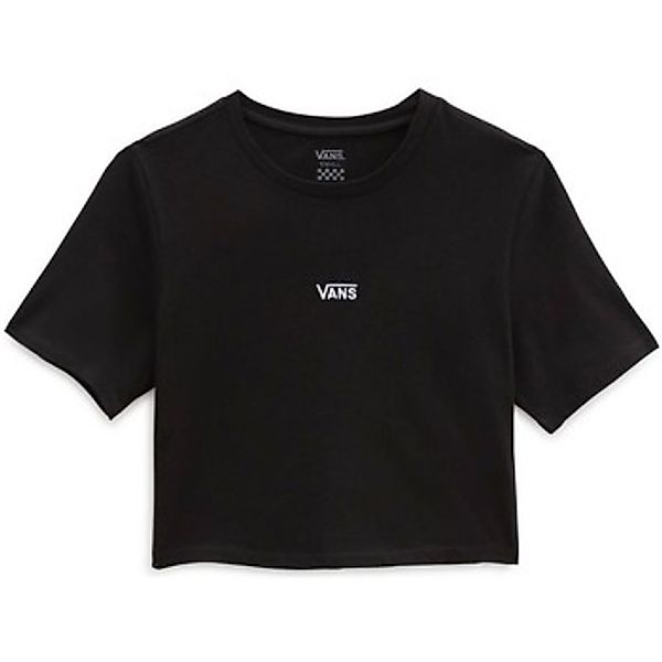 Vans  T-Shirts & Poloshirts VN0A54QUBLK1 WM FLYING V CROP-BLACK günstig online kaufen