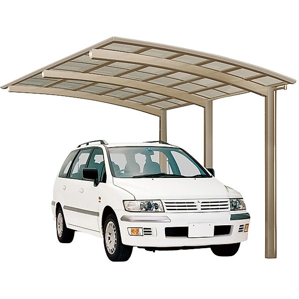 Ximax Alu Carport Portoforte Typ 110 Edelstahl-Look XS 241x495cm Sonderfert günstig online kaufen