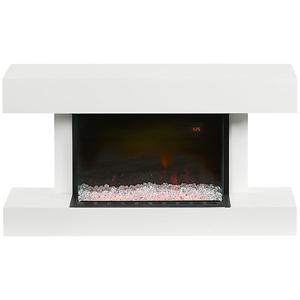 HOMCOM Elektrokamin, Wandkamin mit Heizung 2000 W, LED 3D-Flammeneffekt, Kr günstig online kaufen