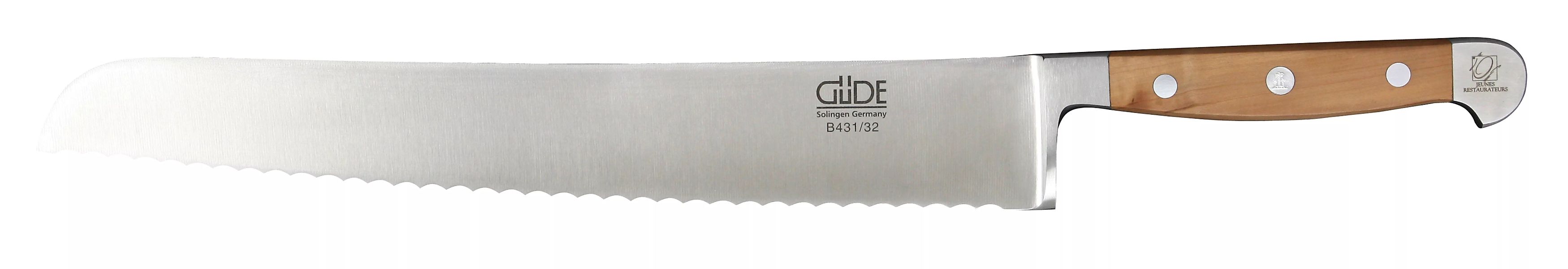 Güde Alpha Birne Brotmesser 32 cm - CVM-Messerstahl - Griffschalen Birnenho günstig online kaufen