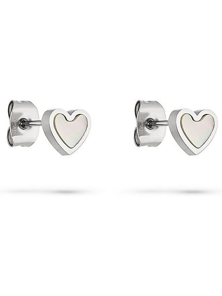 s.Oliver Paar Ohrstecker S.Oliver Damen-Ohrstecker Edelstahl Herz günstig online kaufen