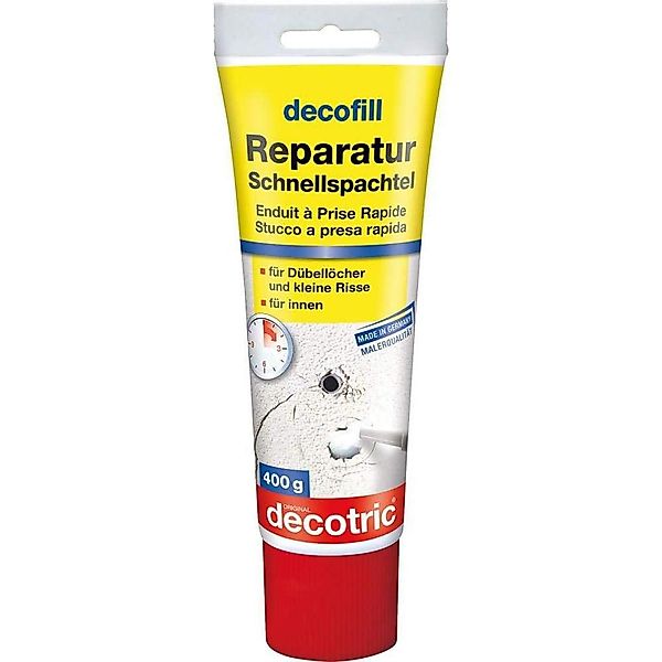 decotric® Spachtelmasse decofill Reparatur Schnellspachtel schnell günstig online kaufen