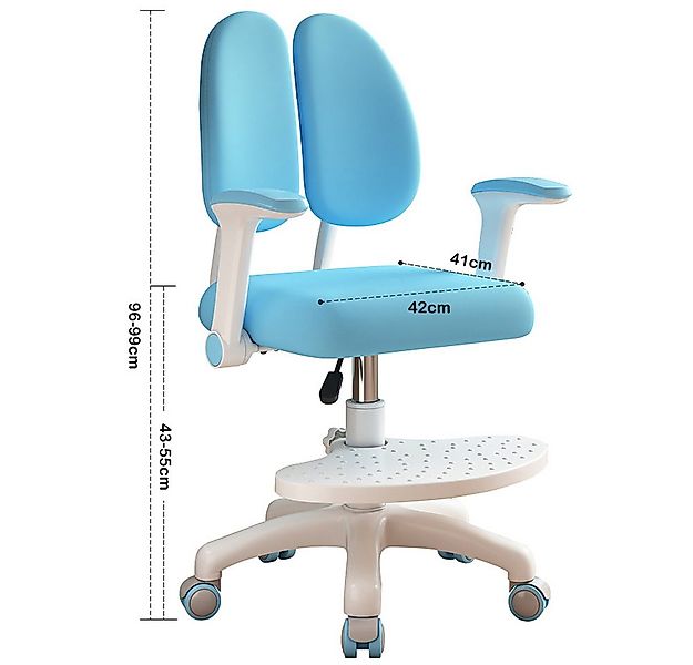 NUODWELL Schreibtischstuhl Kinder-Schreibtischstuhl, verstellbarer Computer günstig online kaufen
