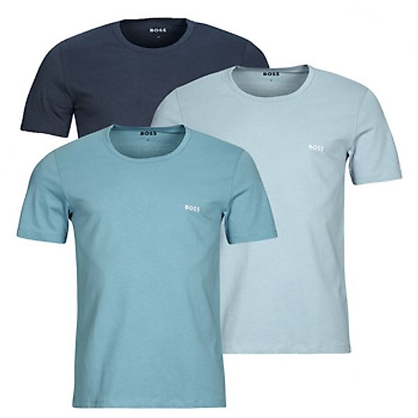 BOSS T-Shirt TShirtRN 3P Classic (Packung, 3-tlg) mit BOSS Stickerei günstig online kaufen