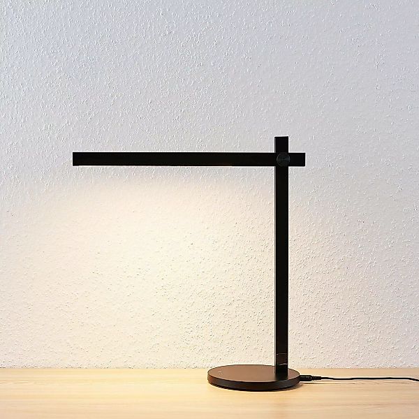 Lindby Loretta LED-Schreibtischlampe, CCT, schwarz günstig online kaufen