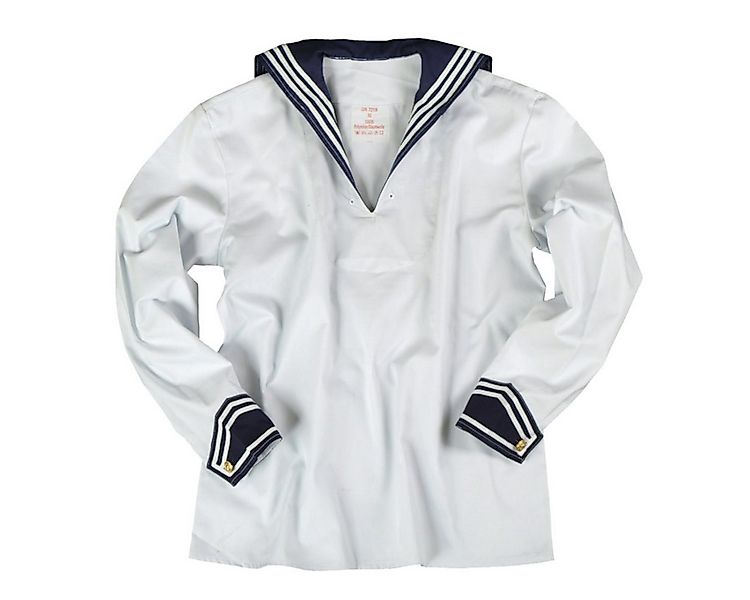 Mil-Tec Outdoorhemd Bundeswehr Marine Bordhemd Weiß günstig online kaufen