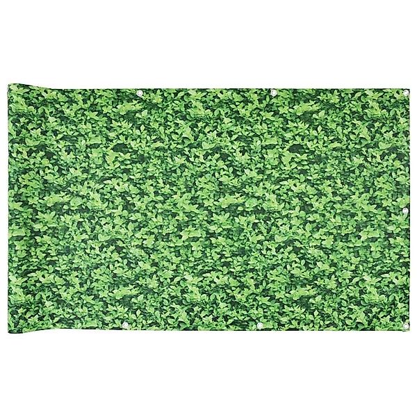 vidaXL Gartenzaun Balkon-Sichtschutz Pflanzen-Optik Grün 400x90 günstig online kaufen