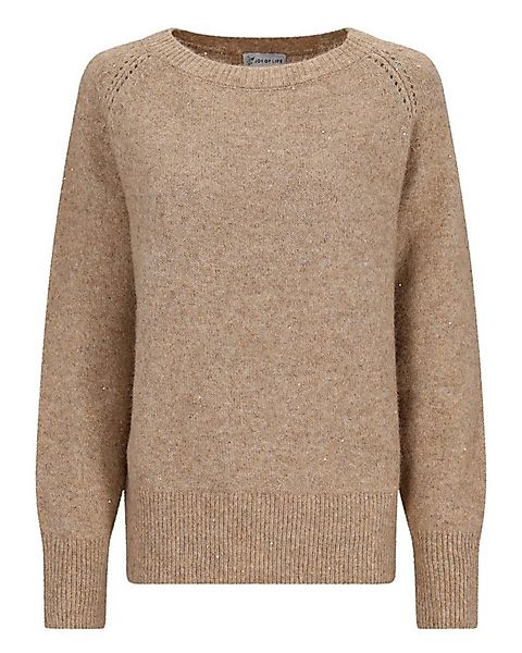 Hajo Rundhalspullover Pullover mit Raglanärmeln günstig online kaufen