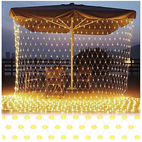 MUPOO LED-Lichternetz 8 Modi LED-Lichtnetz,LED-Lichterkette,LED Dekolicht günstig online kaufen