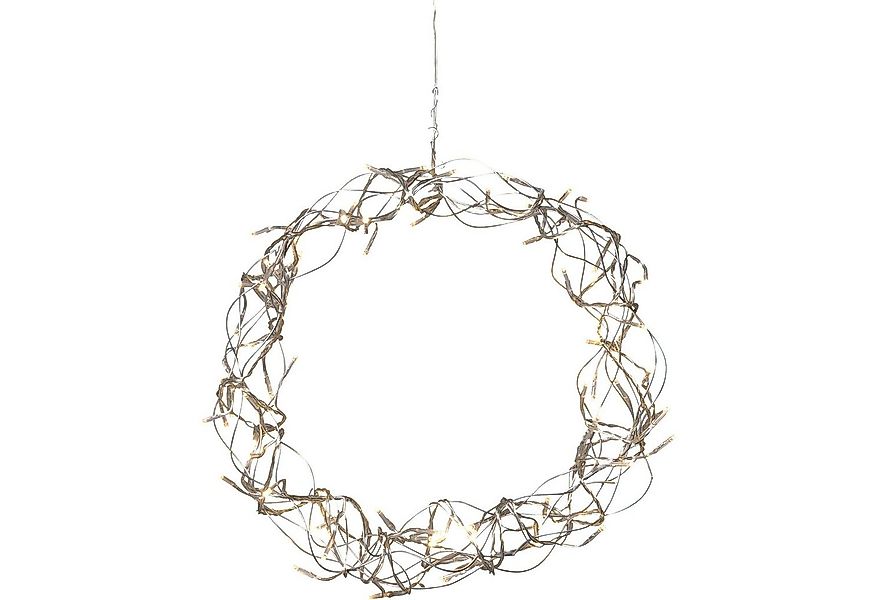 EGLO Dekoobjekt Curly, LED Lichterkranz, mit Kabel, beleuchtete Weihnachtsd günstig online kaufen