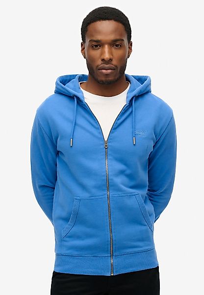 Superdry Kapuzensweatjacke "ESSENTIAL LOGO ZIP HOODIE HB" Baumwollmischung, günstig online kaufen