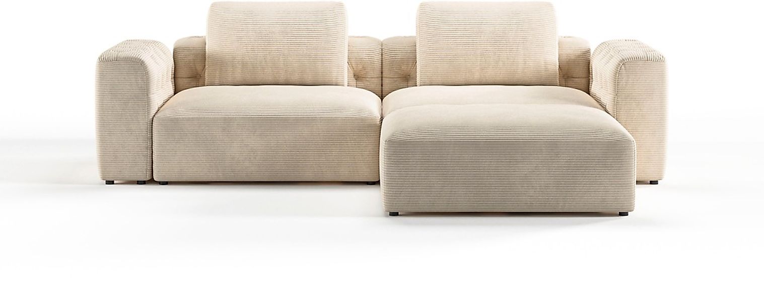 RAUM.ID Ecksofa »Cushid L-Form«, Modulset, bestehend aus 3 Teilen günstig online kaufen