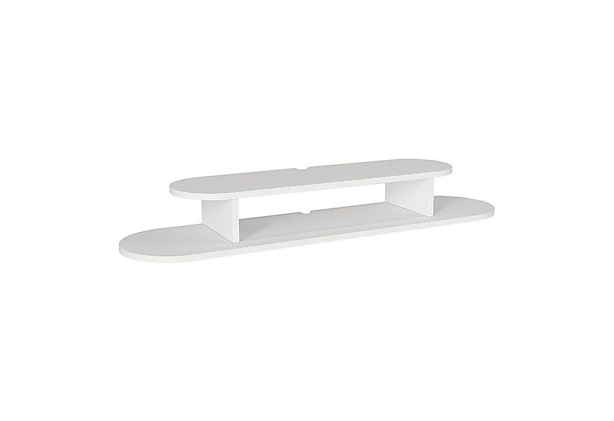 en.casa TV-Regal, hängend »Targema« 120 x 30 x 16 cm Weiß günstig online kaufen