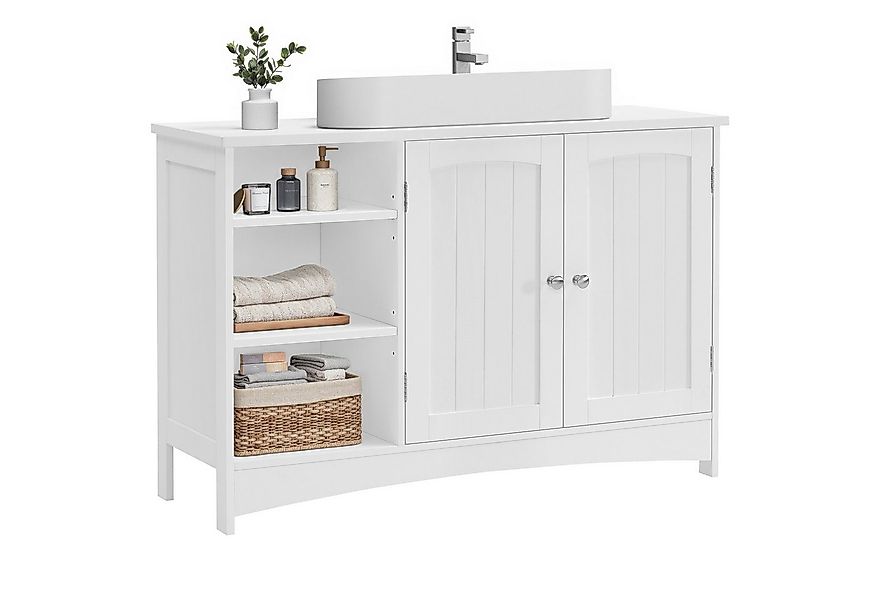 VASAGLE Waschbeckenunterschrank Unterschrank Badezimmerschrank extra lang, günstig online kaufen