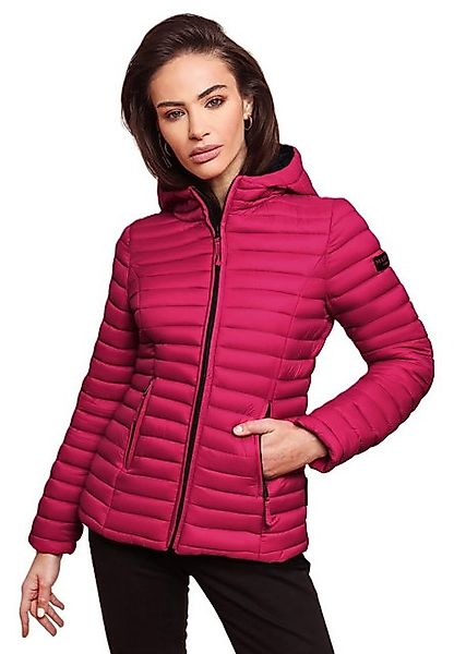 Marikoo Steppjacke Asraa Übergangsjacke mit kontrastfarbendem Reißverschlus günstig online kaufen