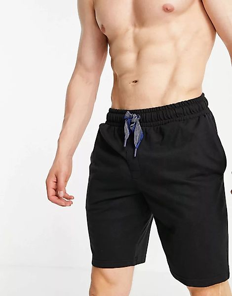 Calvin Klein – Schlaf-Shorts in Schwarz günstig online kaufen