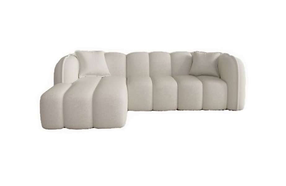 Sofa Dreams Polsterecke Miramar L Form kurz 4-Sitzer, 3 verschiedene Stoffb günstig online kaufen