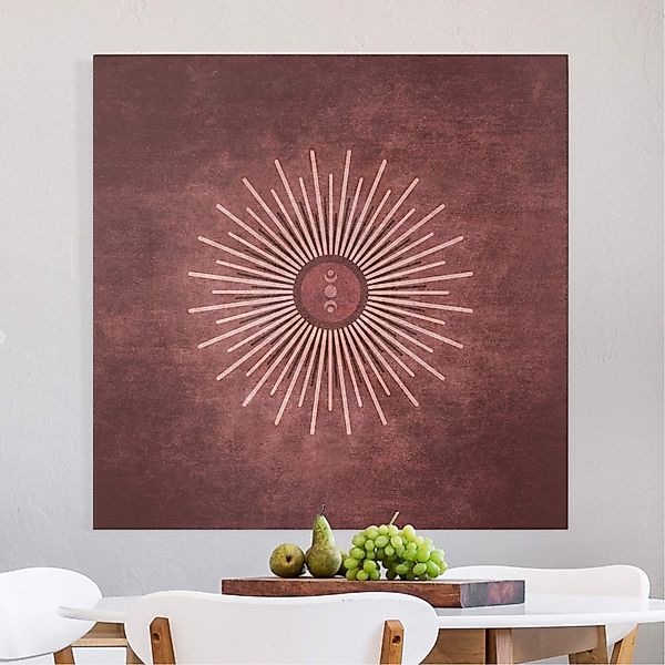 Leinwandbild Boho Sonne II günstig online kaufen