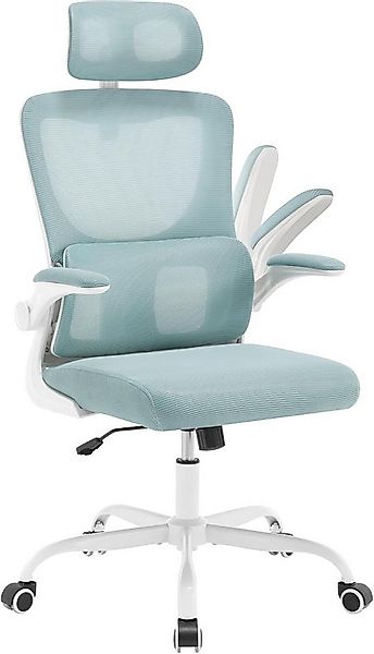 Woltu Bürostuhl (1 St), ergonomisch,Schaukelfunktion, Netzstoff, umkehrbare günstig online kaufen