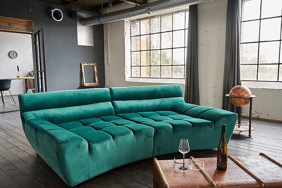 KAWOLA Sofa NERLA, Big Sofa Velvet günstig online kaufen