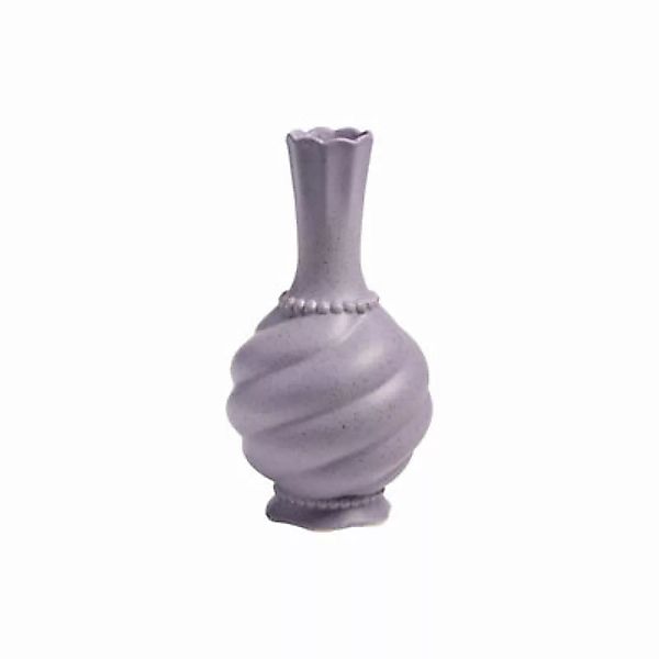 Vase Tudor keramik violett / Ø 10 x H 19 cm - Porzellan - & klevering - Vio günstig online kaufen