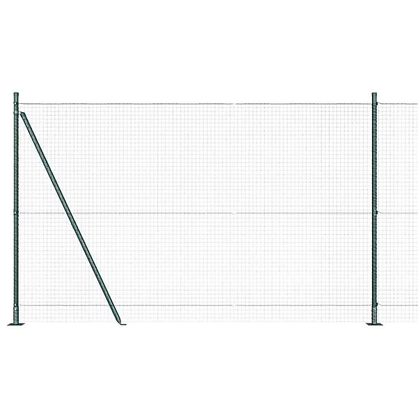 vidaXL Zaunpfosten Grün 10 x 1,6 m 25 x 25 mm Maschenweite 3352418 günstig online kaufen
