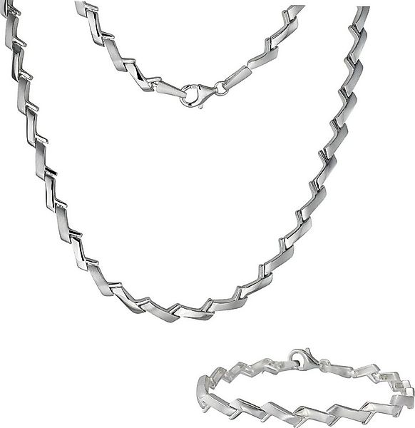 SilberDream Schmuckset SilberDream Collier & Armband Zick-Zack (2-tlg., Sch günstig online kaufen