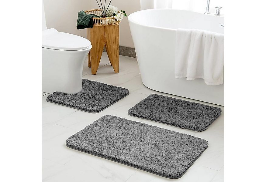 Sentidos Badematte badteppich rutschfest Eleganter Badezimmerteppich, Höhe günstig online kaufen