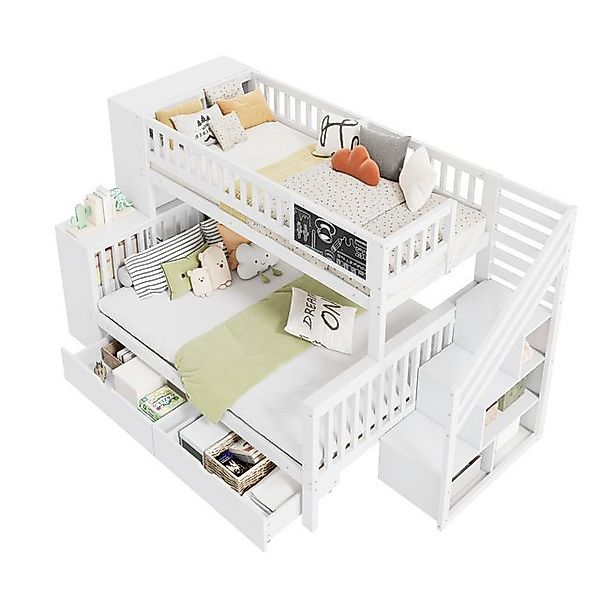 REDOM Hochbett multifunktionales Kinderbett (Hausbett, Etagendoppelbett, 14 günstig online kaufen
