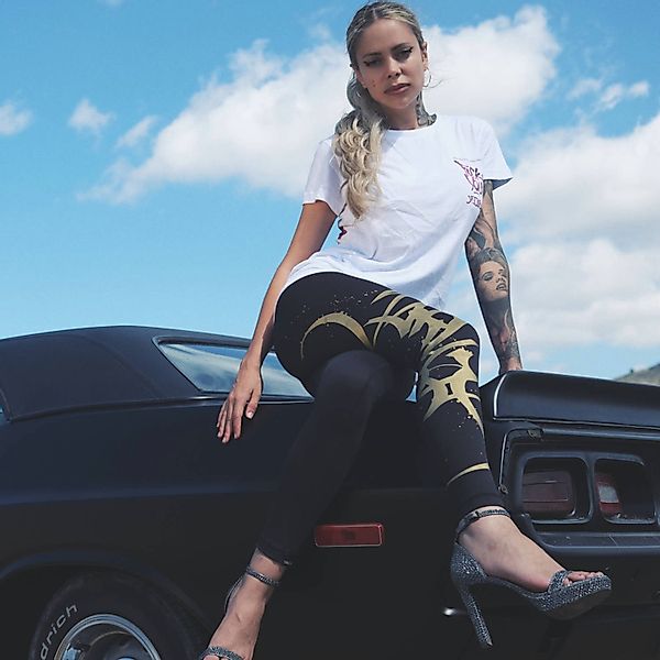 YAKUZA Leggings Tag mit mittelhohem Bund günstig online kaufen